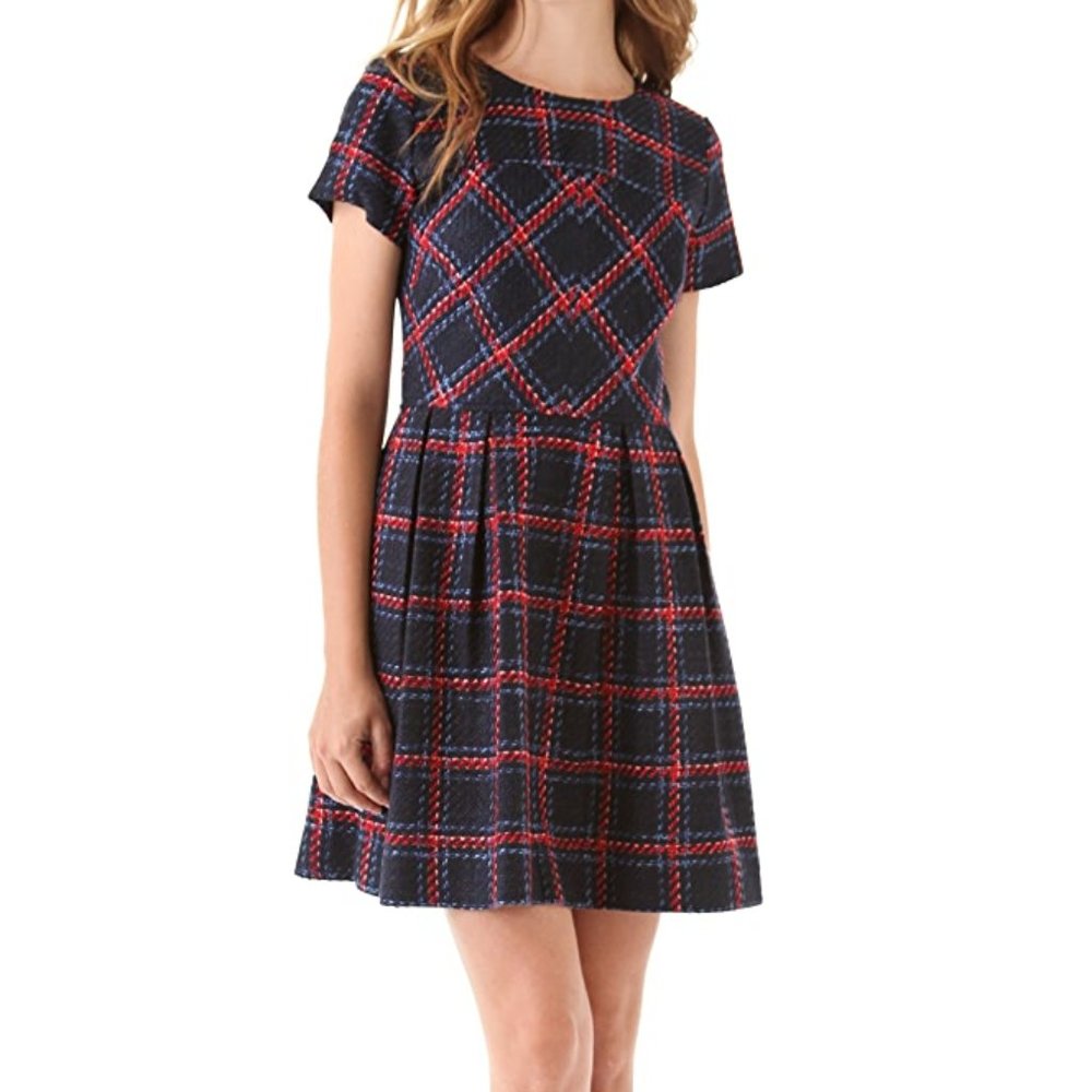 Shoshanna Allison Plaid Dress